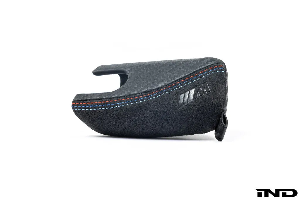 BMW M Performance Carbon with Tri-Color Stitched Alcantara Key Case