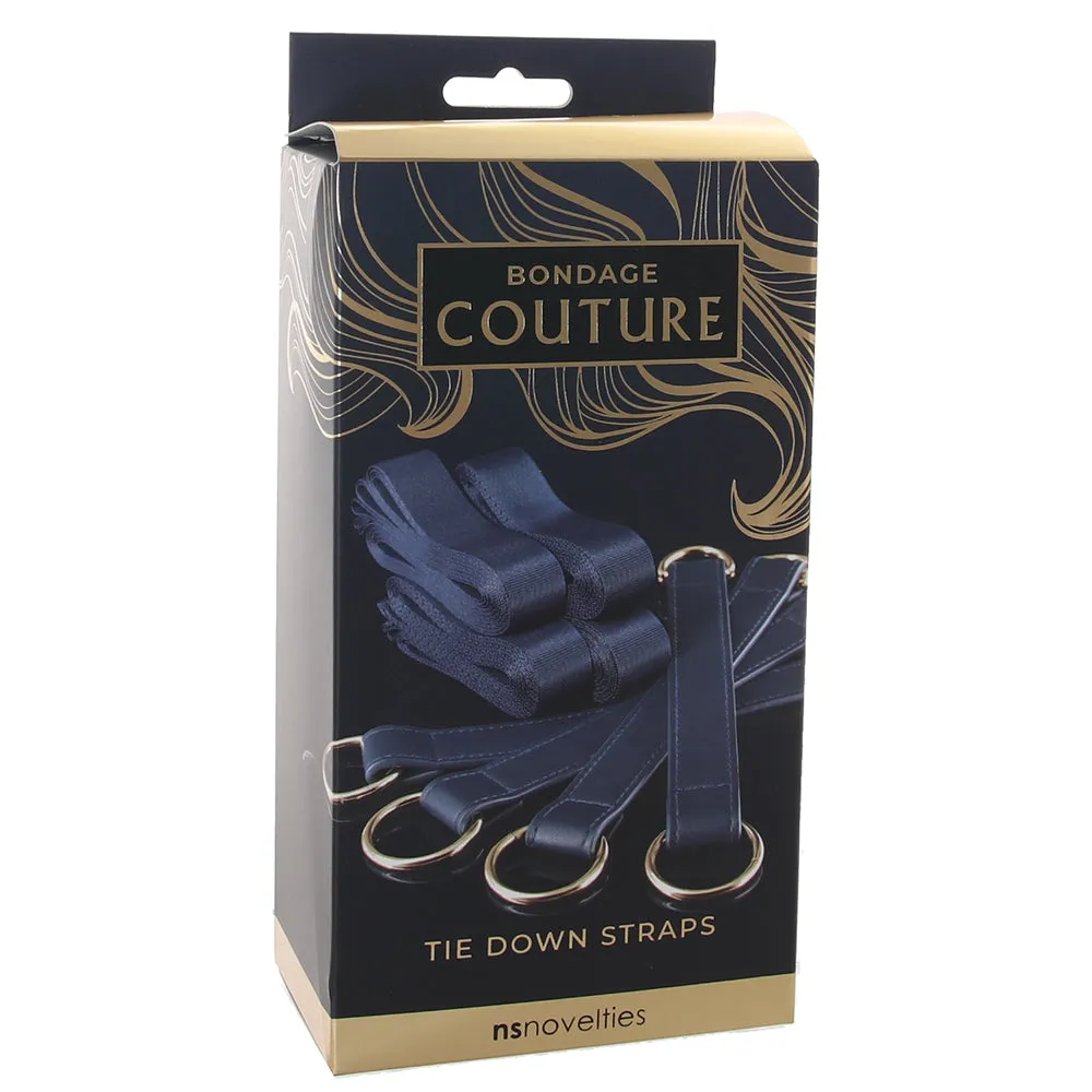 Bondage Couture Tie Down Straps in Blue