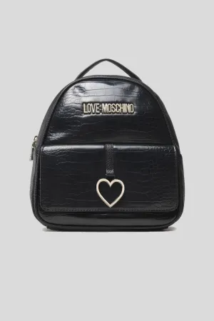 Borsa Pu St. Croco   Pu - Nero