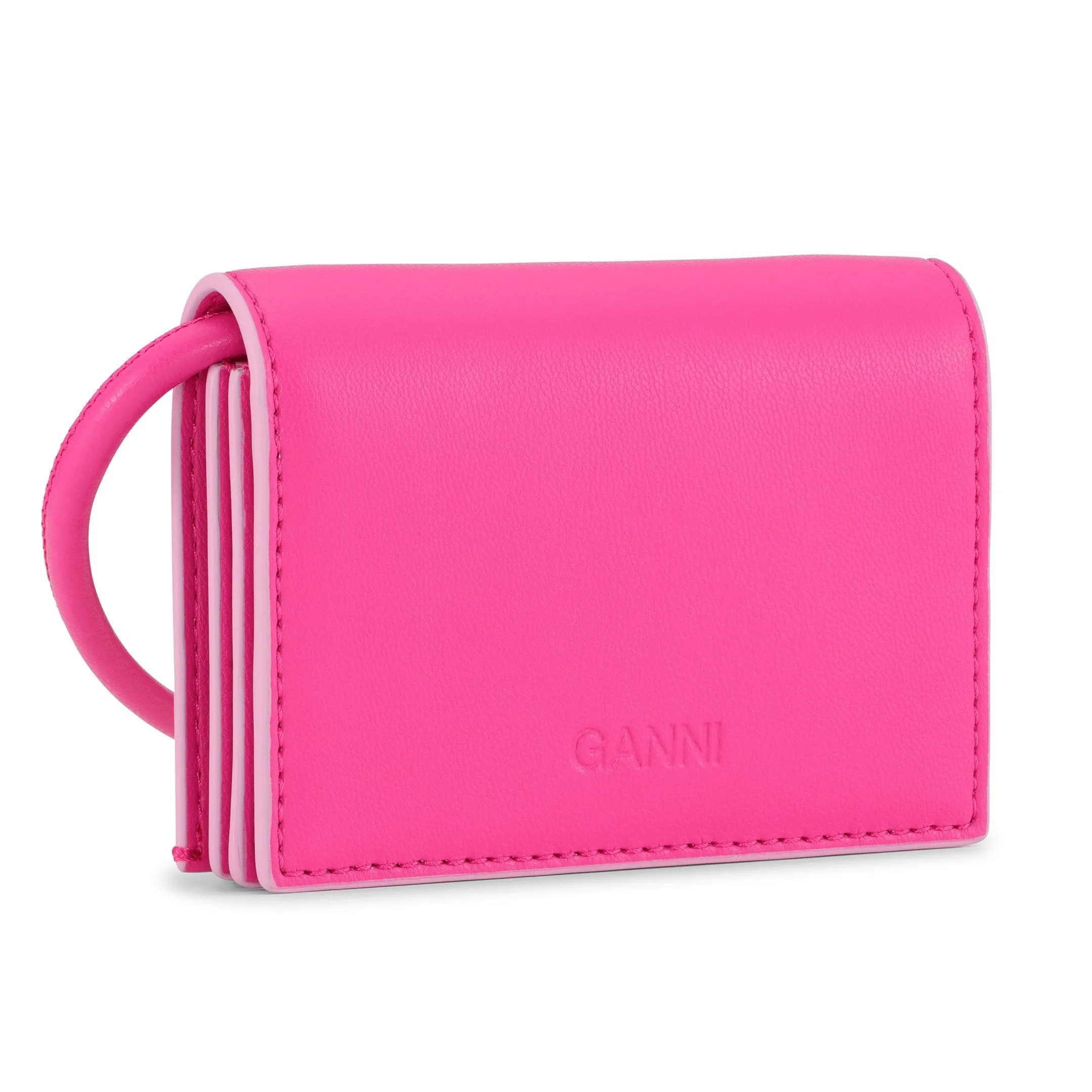 BOU WALLET ON STRAP | PINK