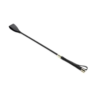 Boutique Slim Leather Riding Crop Horse Whip Pony Spanking Knout BDSM Lash
