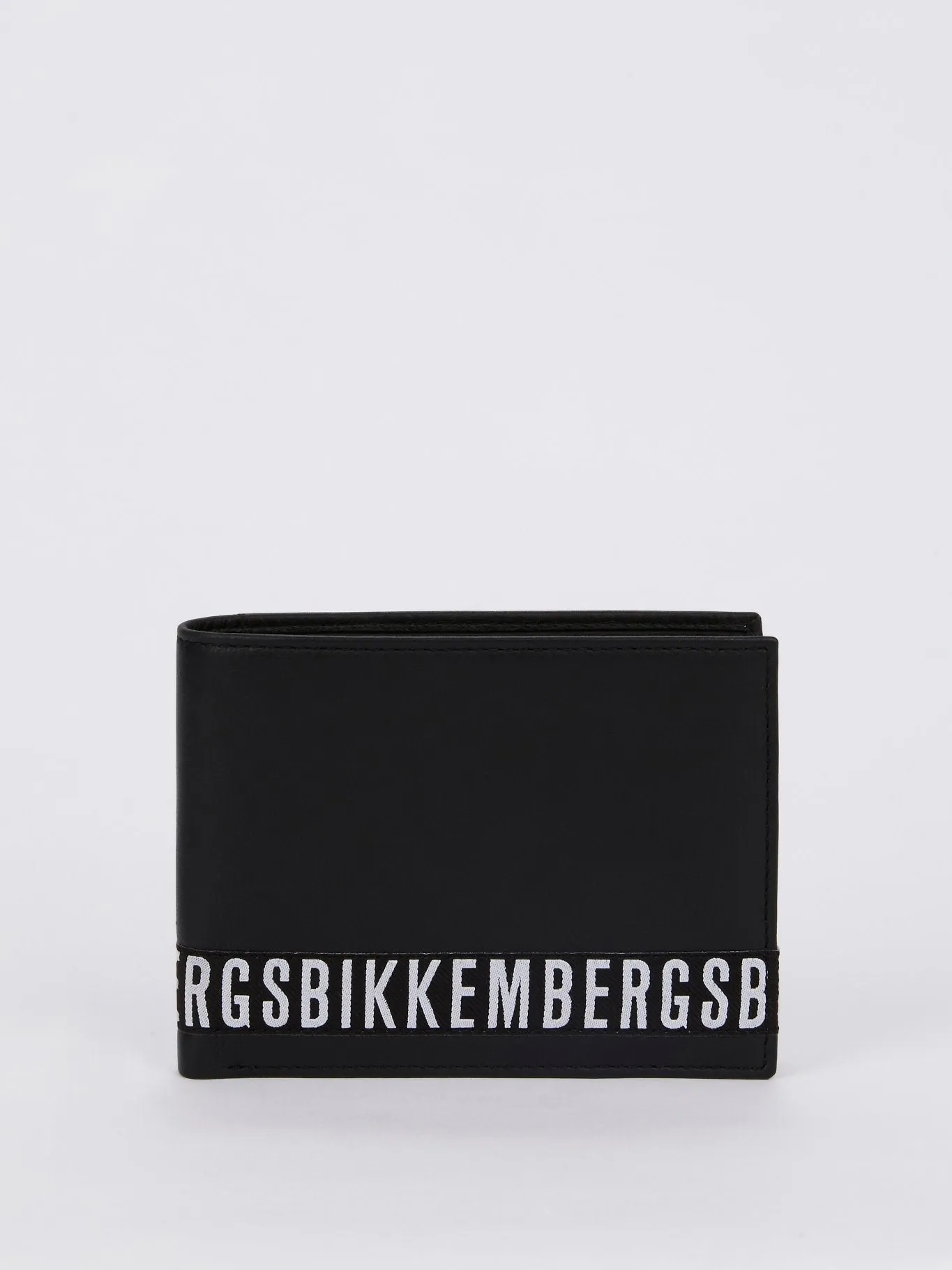 Brix 302 Black Logo Leather Wallet (Billfold 5 C/C with Coin Pocket )