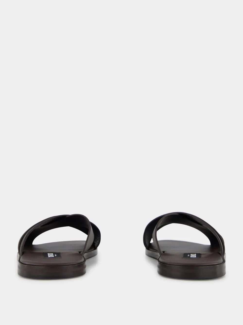 Brown Preston Smooth Leather Sandals