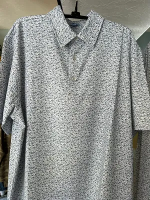Brrr Printed Polo Gray Mako