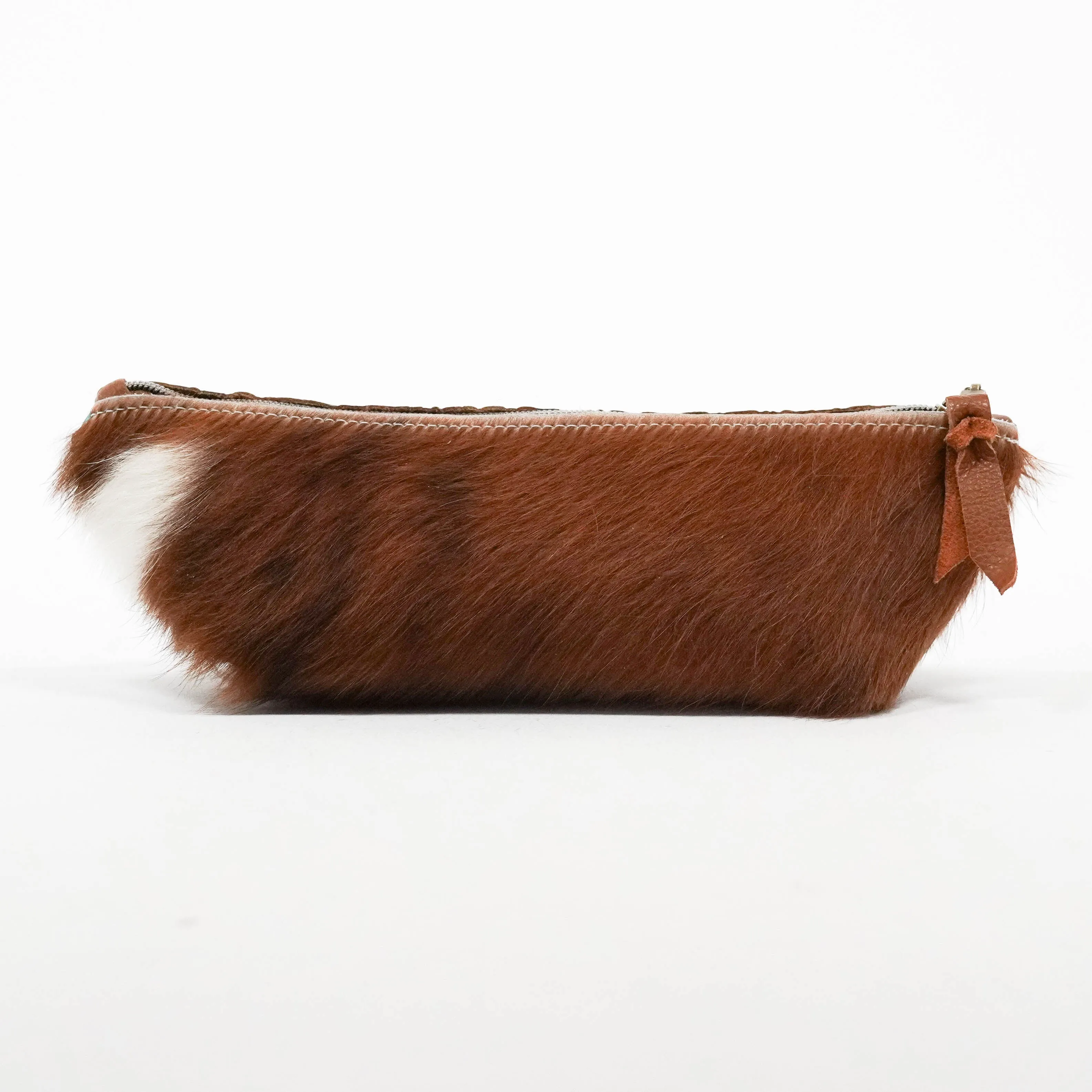 Buckle Bunny - Red Brindle w/ Turquoise Caracole