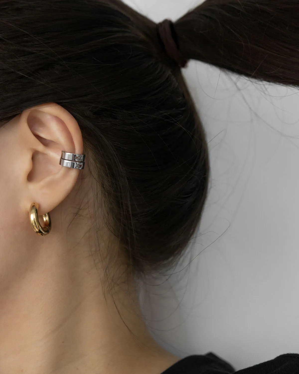 BULLET Ear Cuffs in Silver