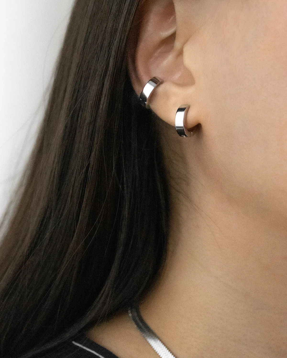 BULLET Ear Cuffs in Silver