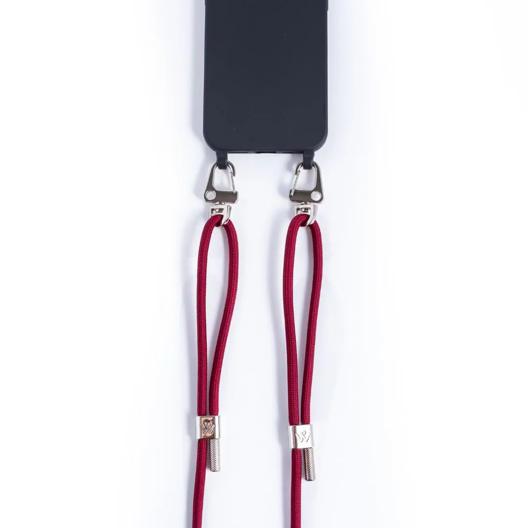 Burgundy Royale Braided Strap