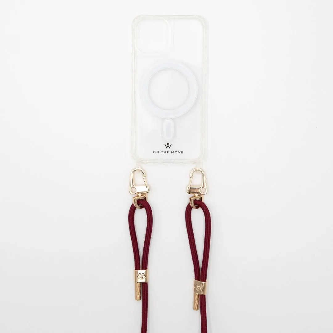 Burgundy Royale Braided Strap