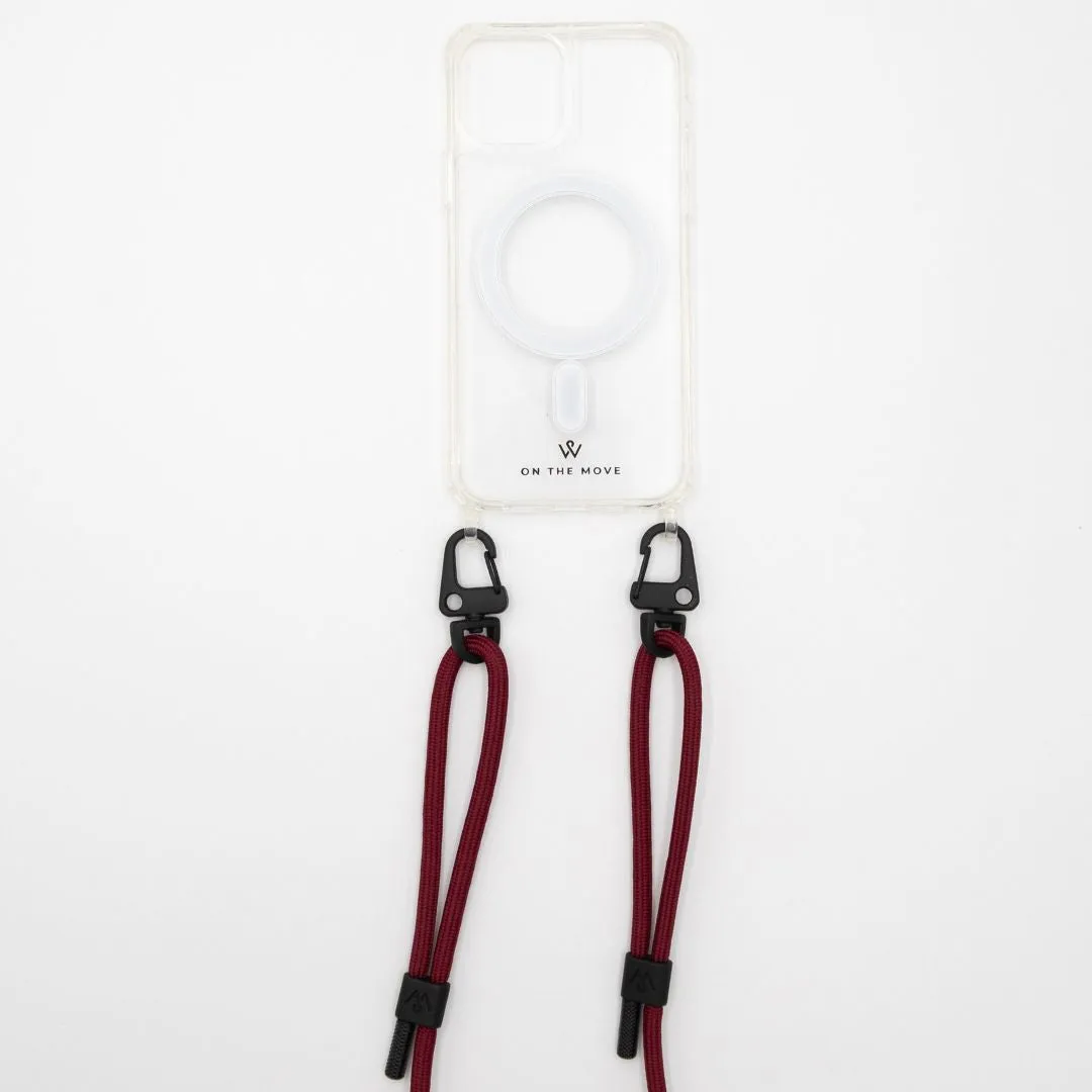 Burgundy Royale Braided Strap