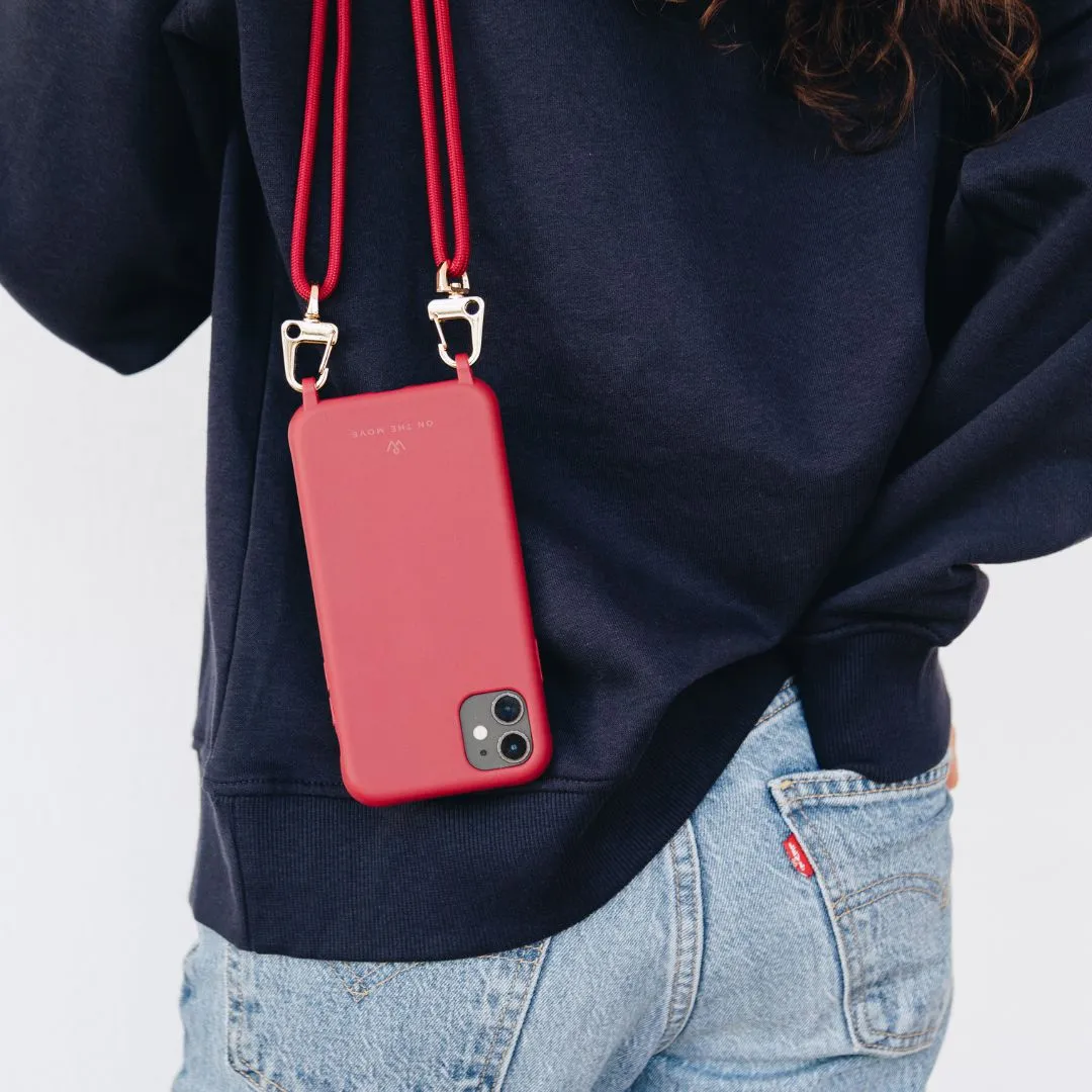 Burgundy Royale Braided Strap