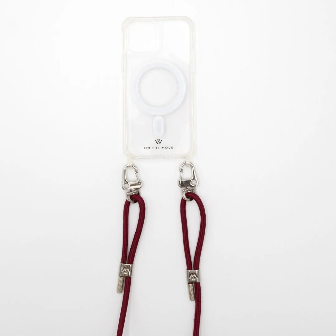 Burgundy Royale Braided Strap