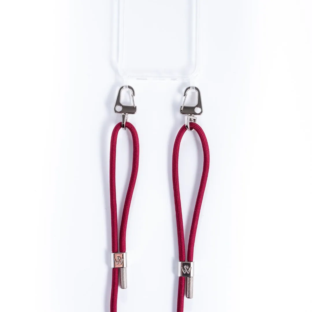 Burgundy Royale Braided Strap