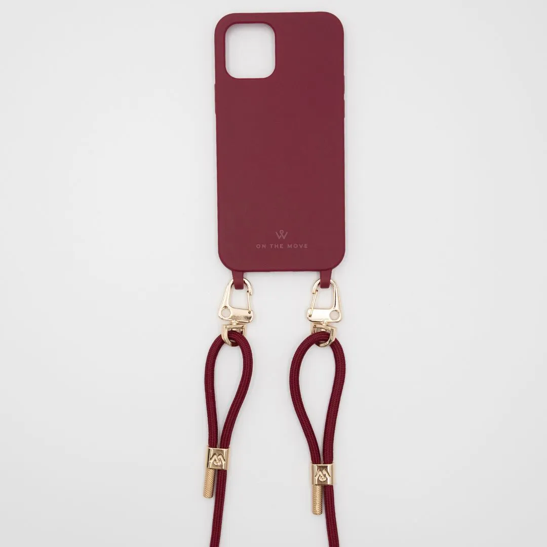 Burgundy Royale Braided Strap
