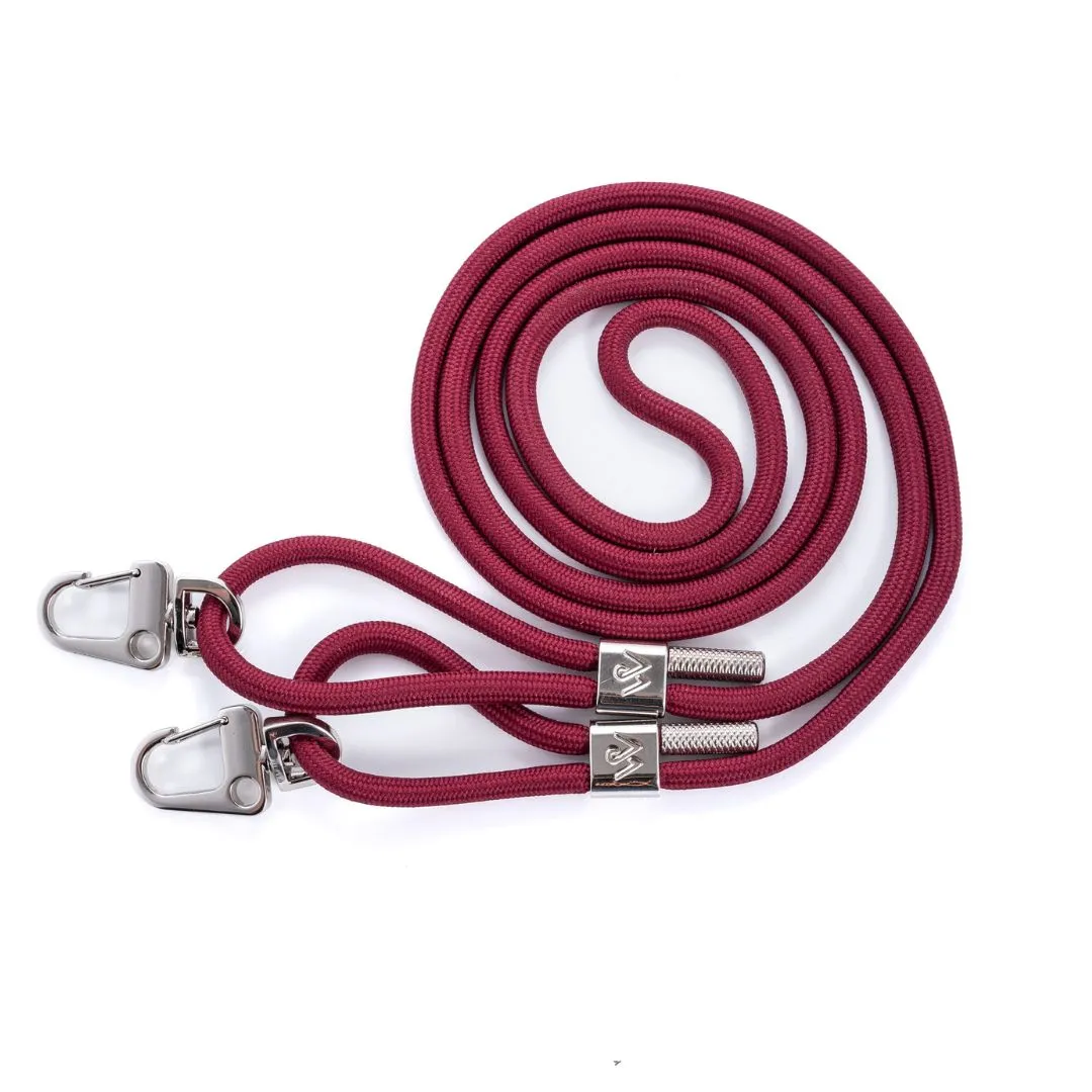 Burgundy Royale Braided Strap