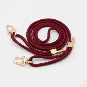 Burgundy Royale Braided Strap