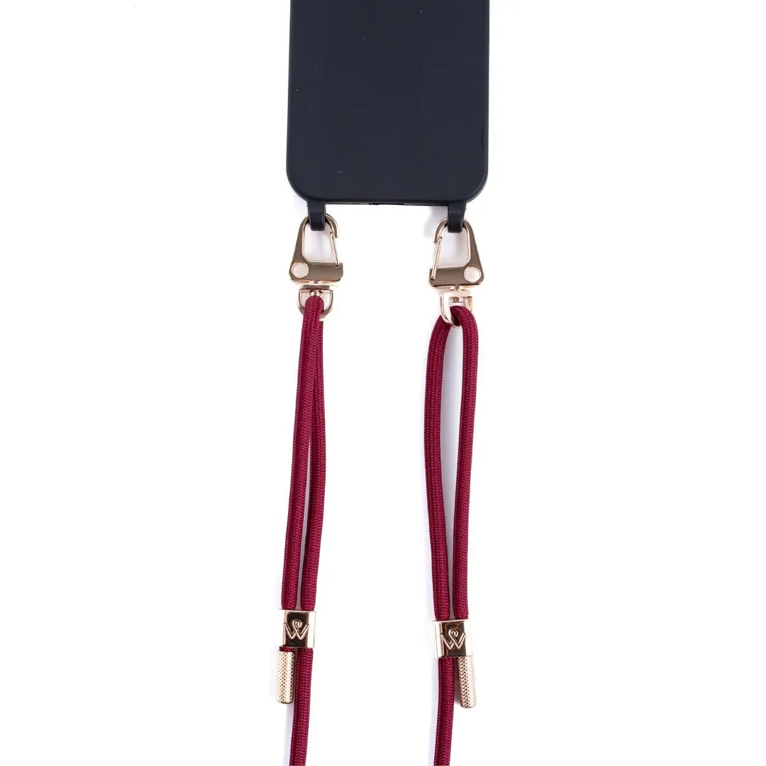 Burgundy Royale Braided Strap