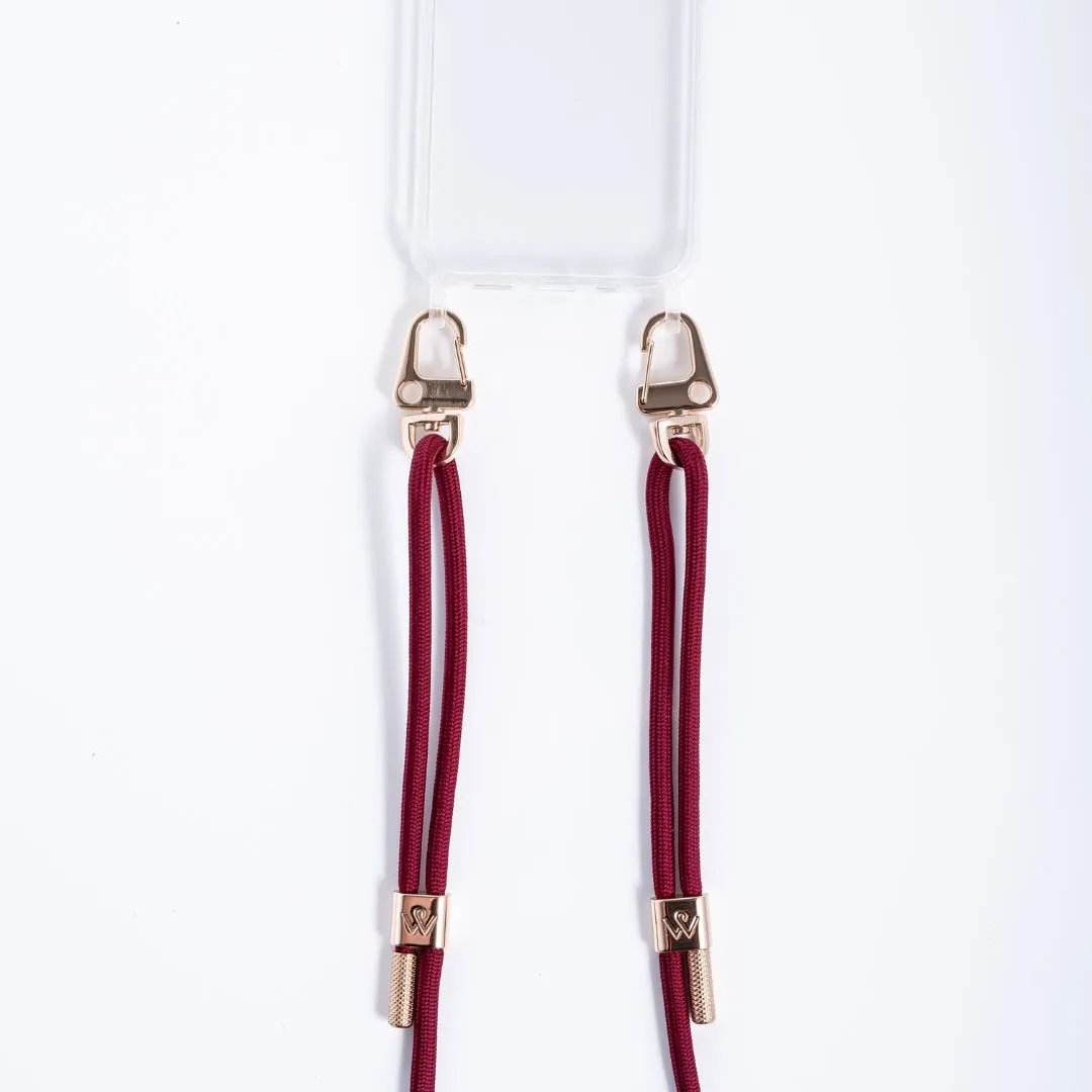 Burgundy Royale Braided Strap