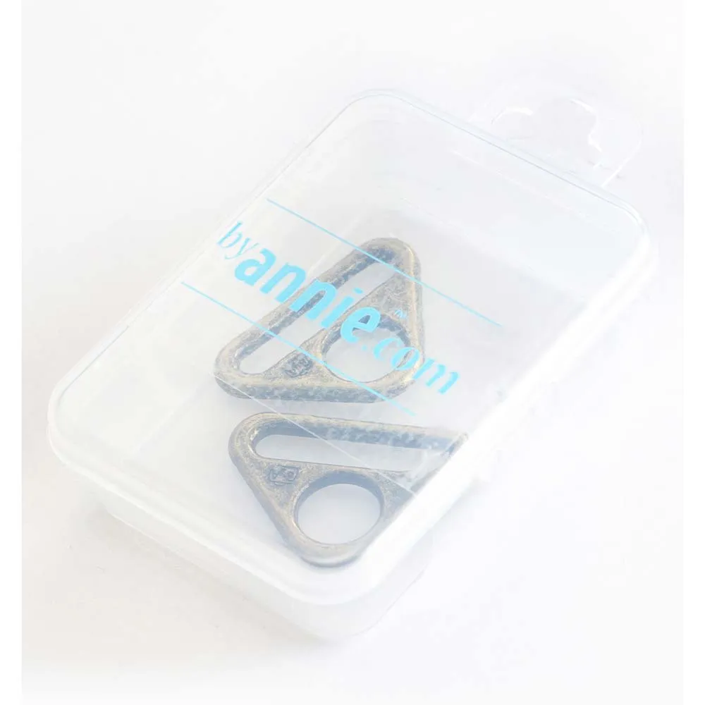 ByAnnie Flat Triangle Ring 1"  Pack of 2