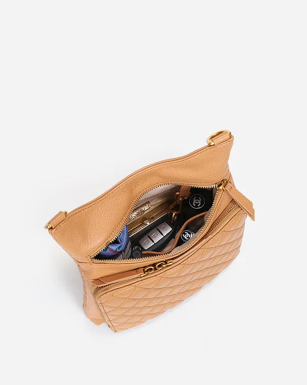 Camellia Quilted Shoulder Bag