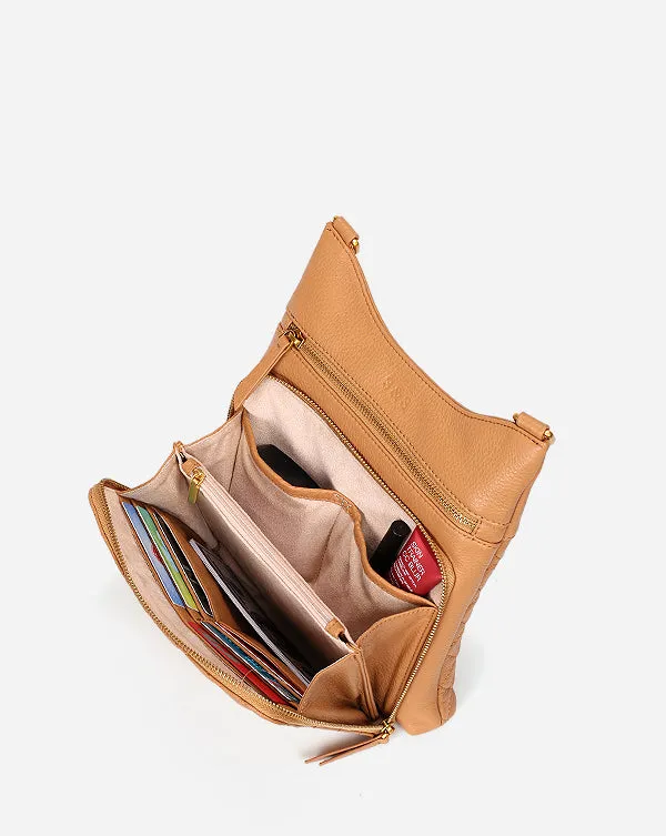 Camellia Quilted Shoulder Bag