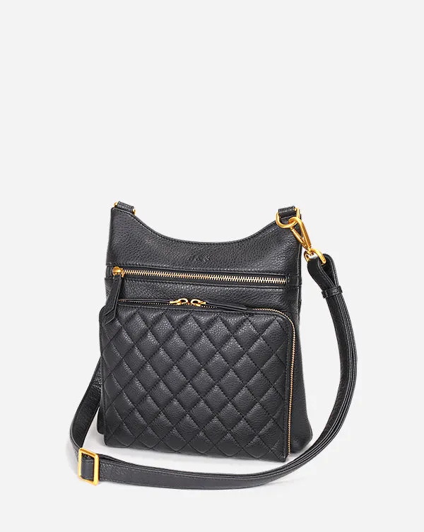 Camellia Quilted Shoulder Bag