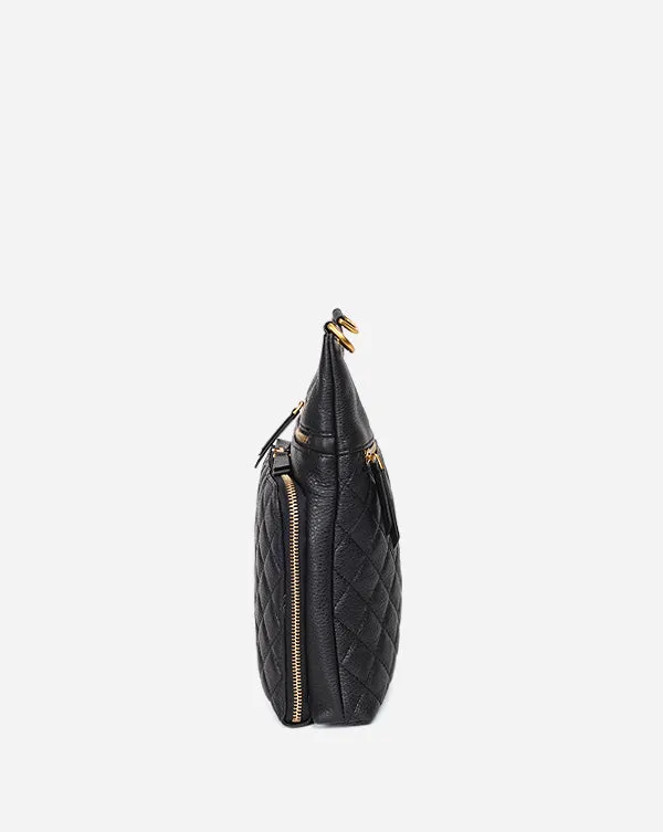 Camellia Quilted Shoulder Bag