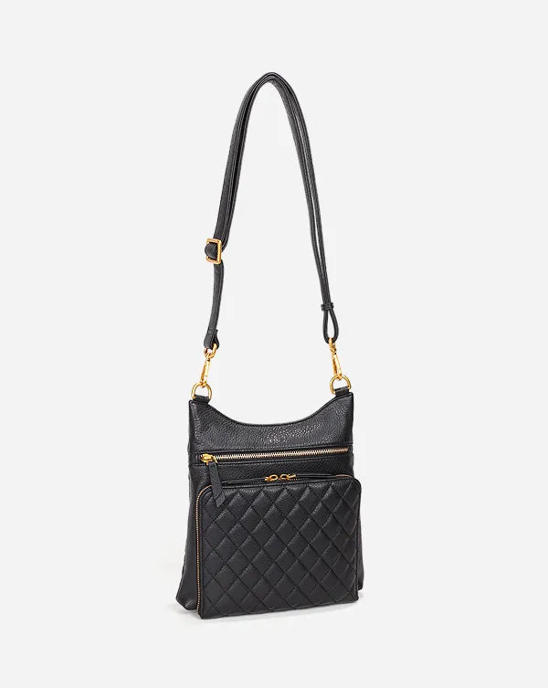 Camellia Quilted Shoulder Bag