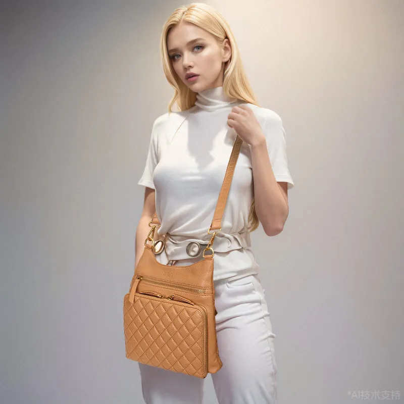 Camellia Quilted Shoulder Bag