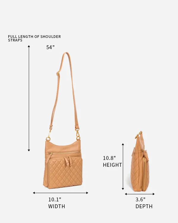 Camellia Quilted Shoulder Bag