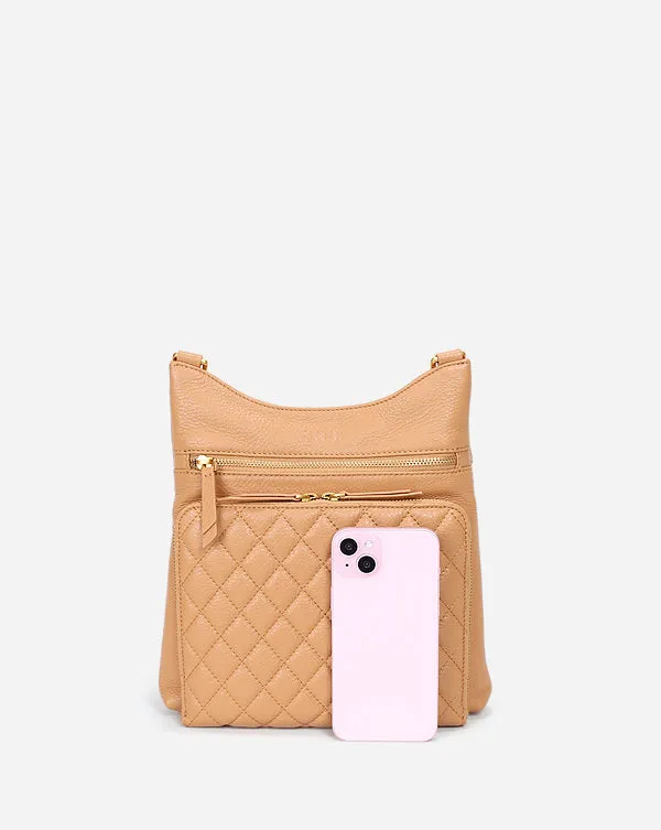 Camellia Quilted Shoulder Bag
