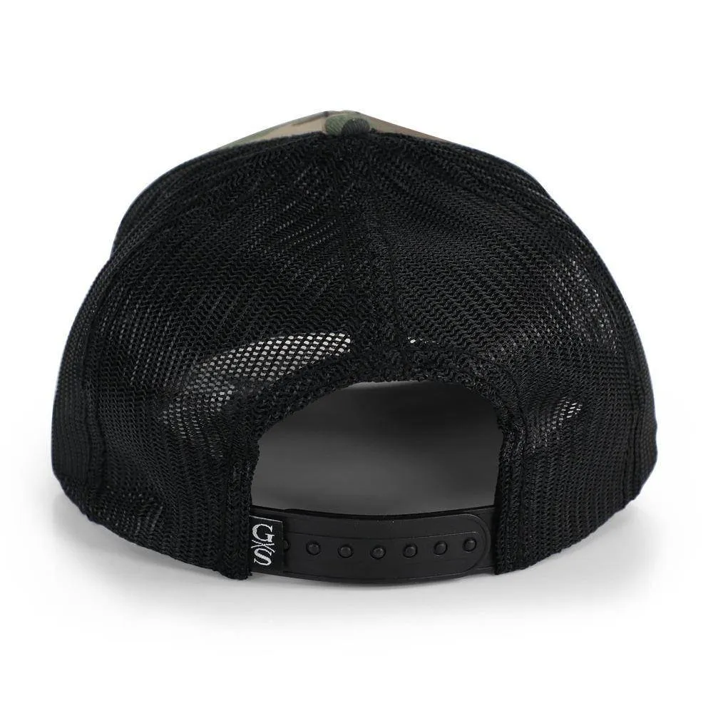 Camo Leather Logo Hat