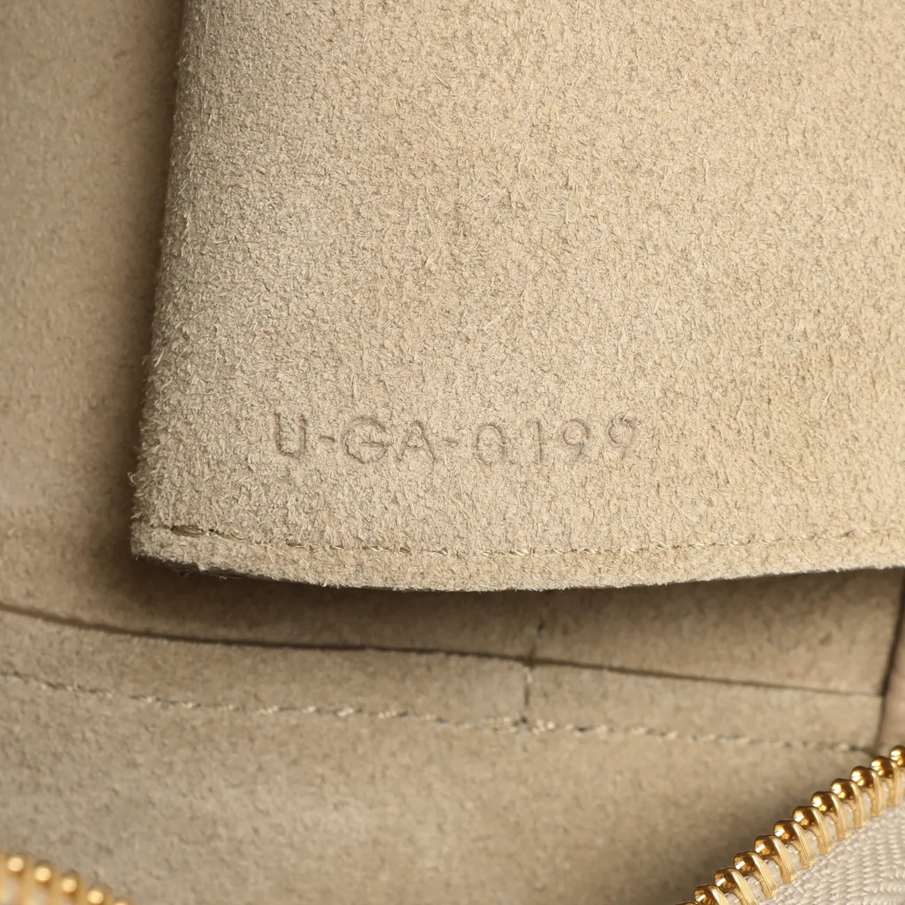 Celine Light Taupe Grained Calfskin Micro Belt Bag