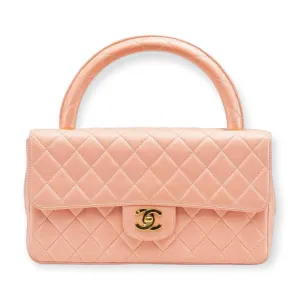Chanel Bag, 1994 Light Pink Lambskin Leather Kelly Parent Flap Bag
