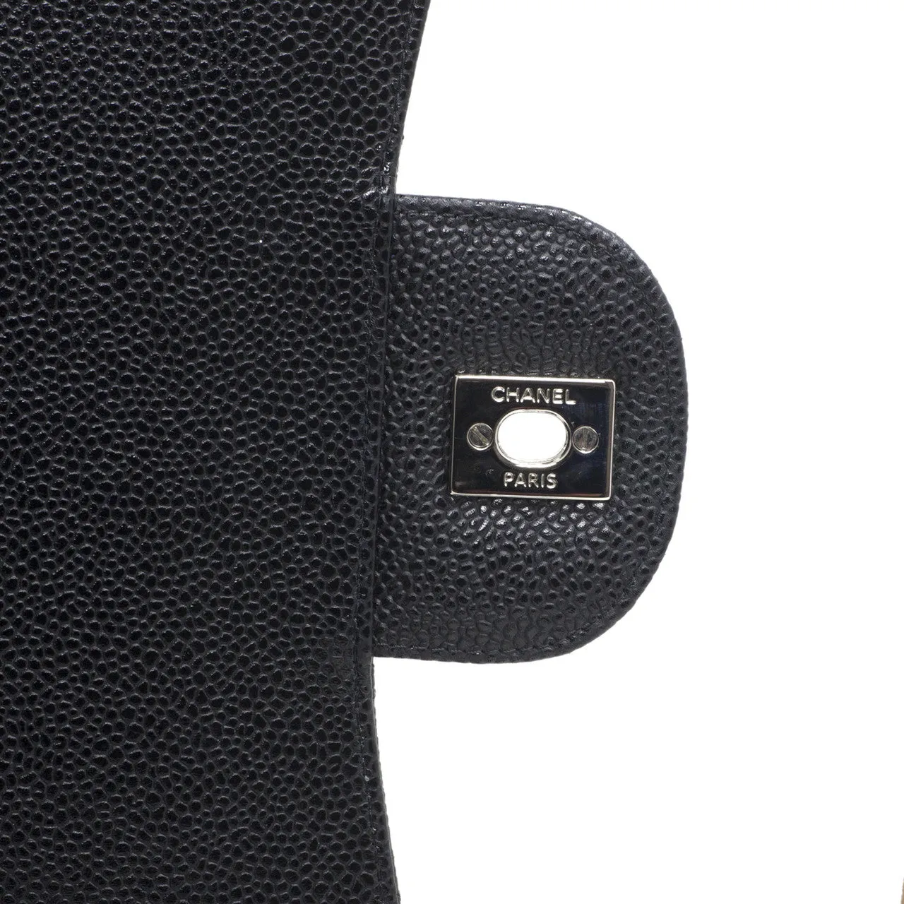 Chanel Black  Caviar Maxi Classic Double Flap
