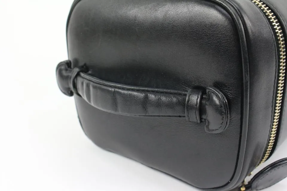 Chanel Black Quilted Lambskin Vertical Vanity Case 27ck311s