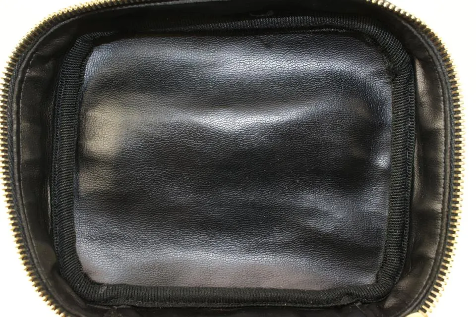 Chanel Black Quilted Lambskin Vertical Vanity Case 27ck311s