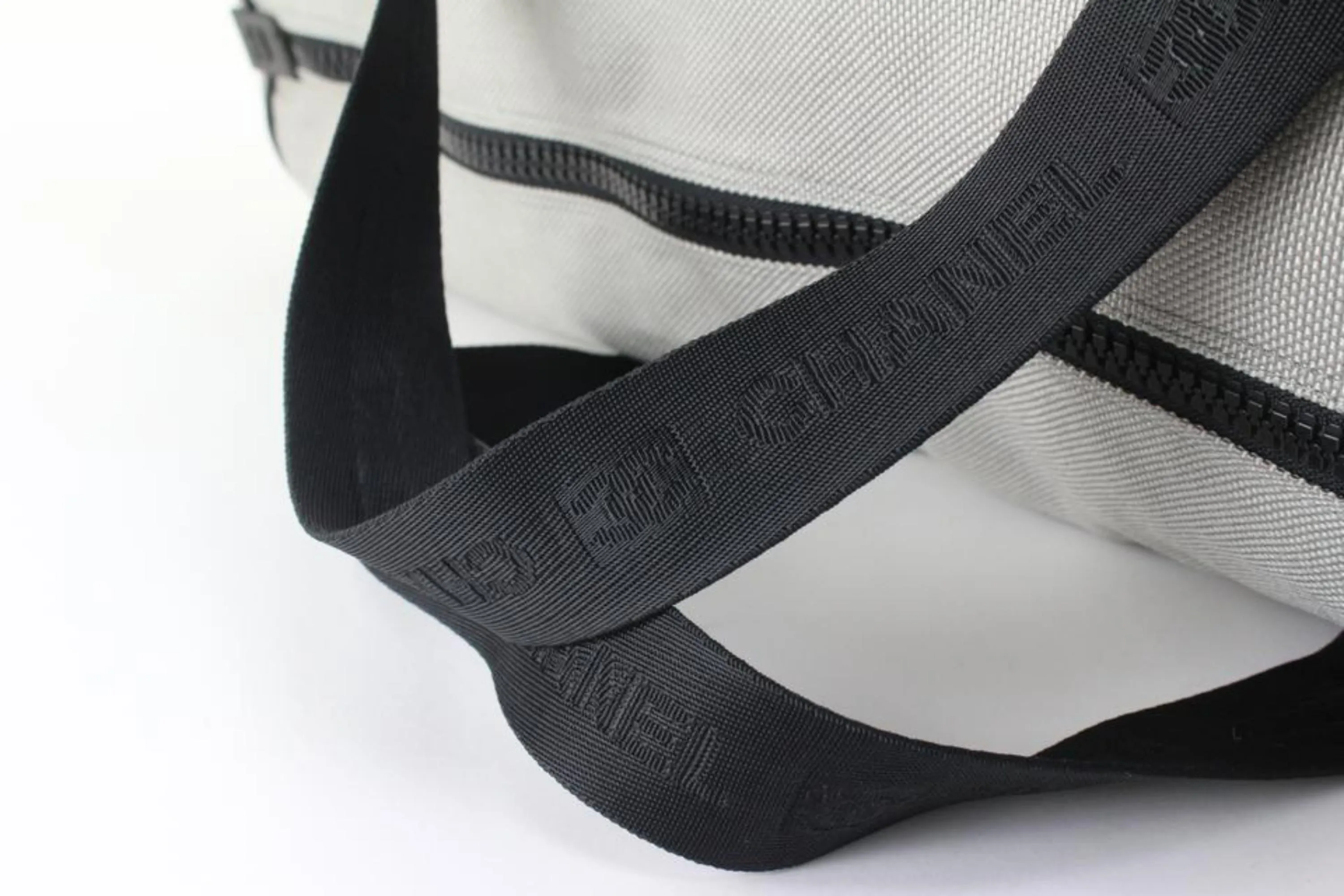 Chanel XL Mesh CC Logo Duffle Bag Boston Travel Gym 39ck824s