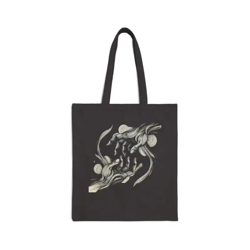 Chic Cotton Canvas Tote Bag for Every Day