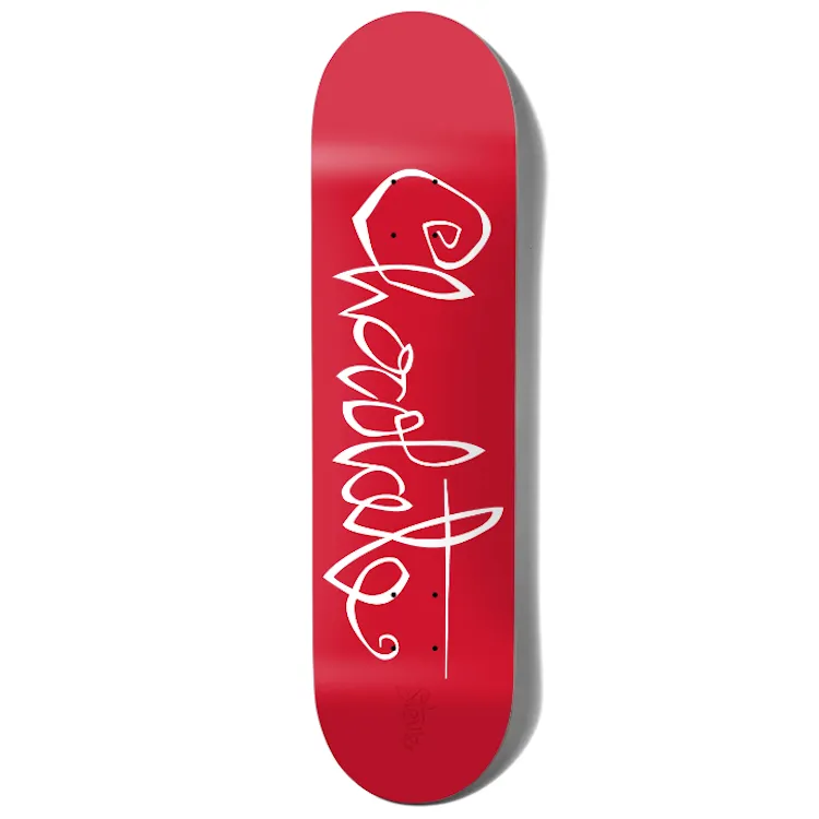 Chocolate Skateboards OG Script Stevie Perez Skateboard Deck 8.4"