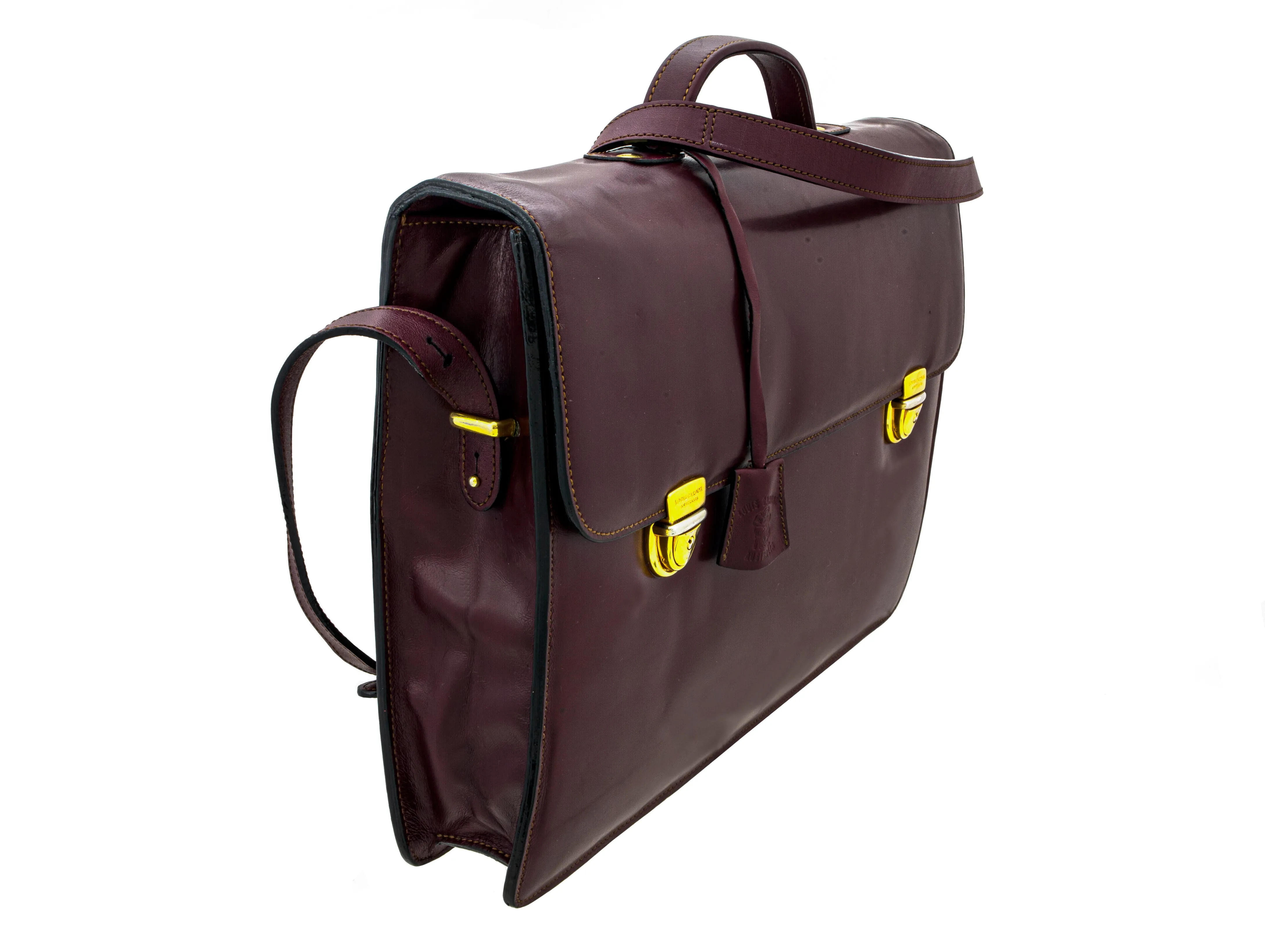 Clyde Unisex Briefcase (a leather Laptop Carrier for your important meetings)