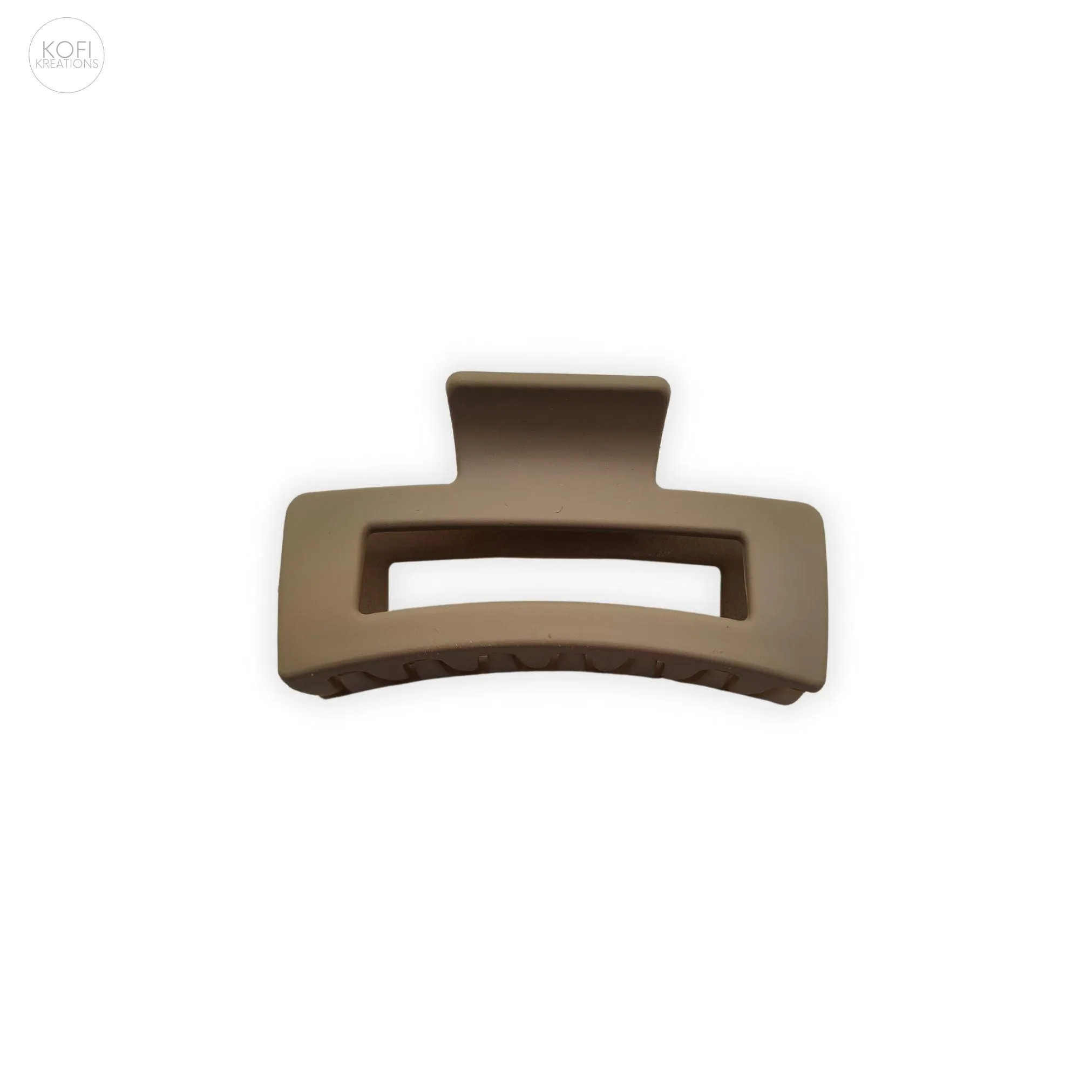 Coffee Box Hair Claw Clip