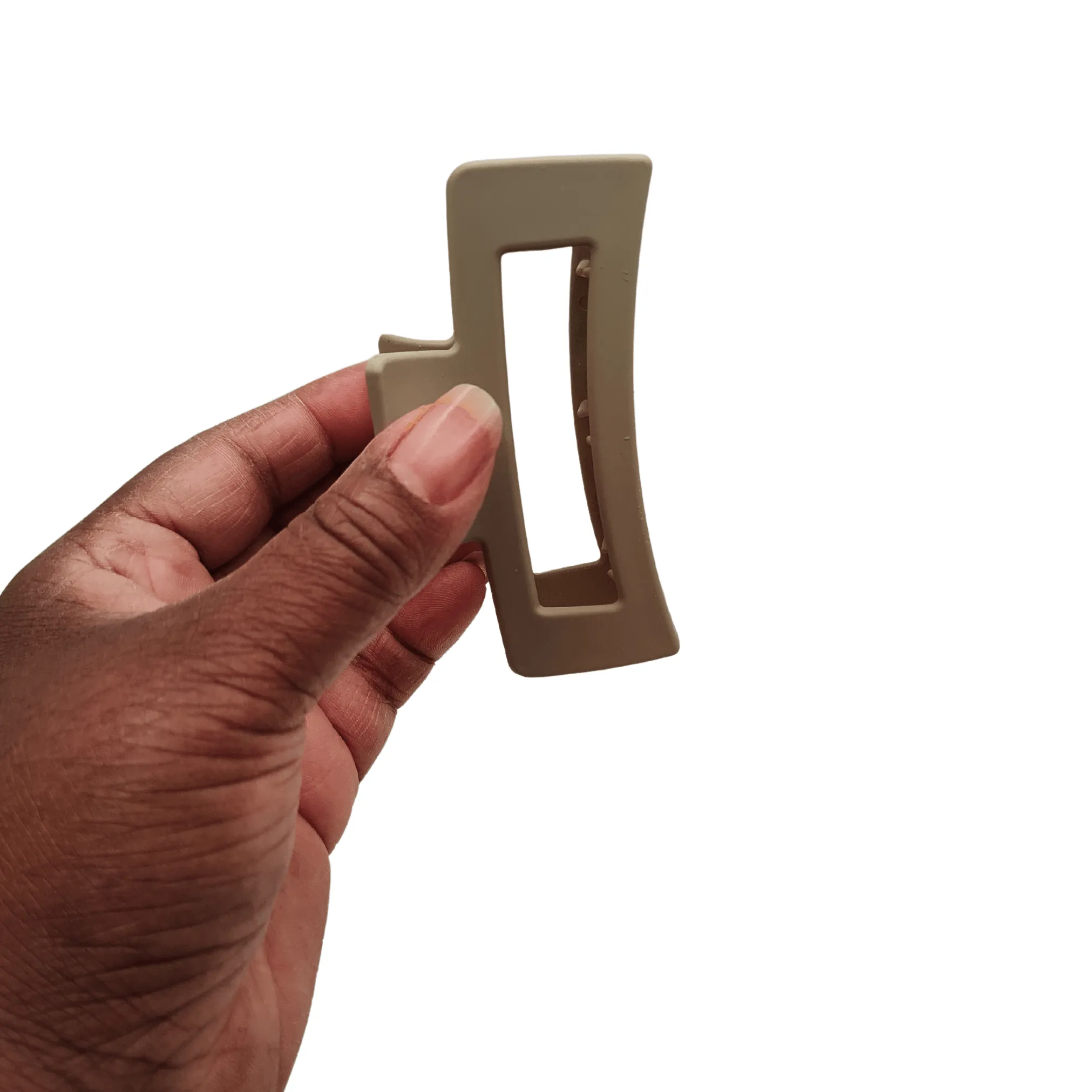 Coffee Box Hair Claw Clip