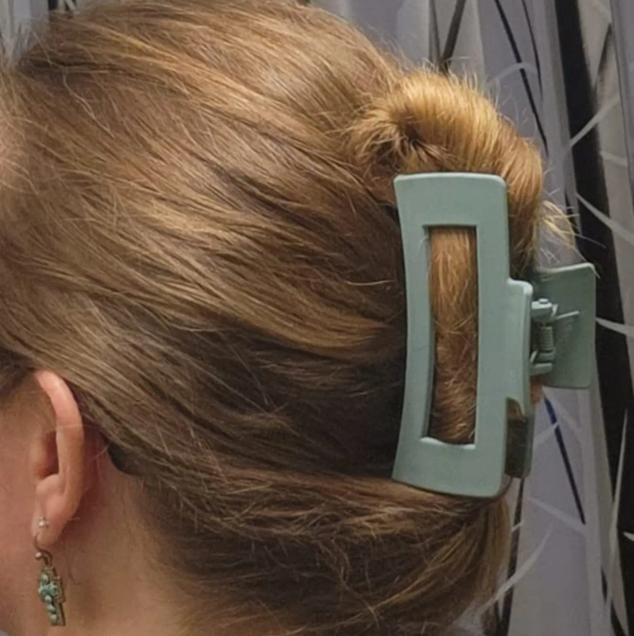 Coffee Box Hair Claw Clip