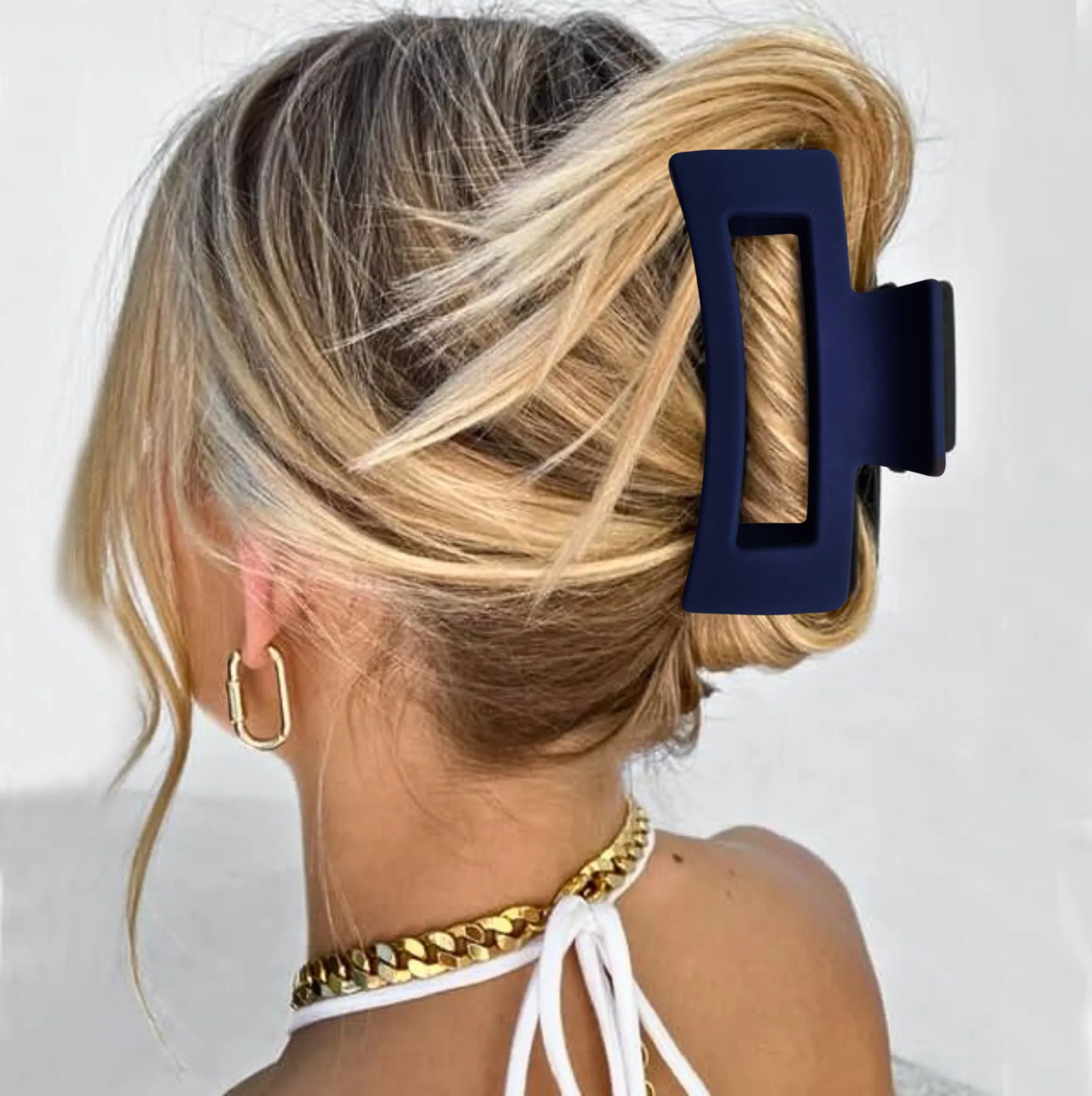 Coffee Box Hair Claw Clip