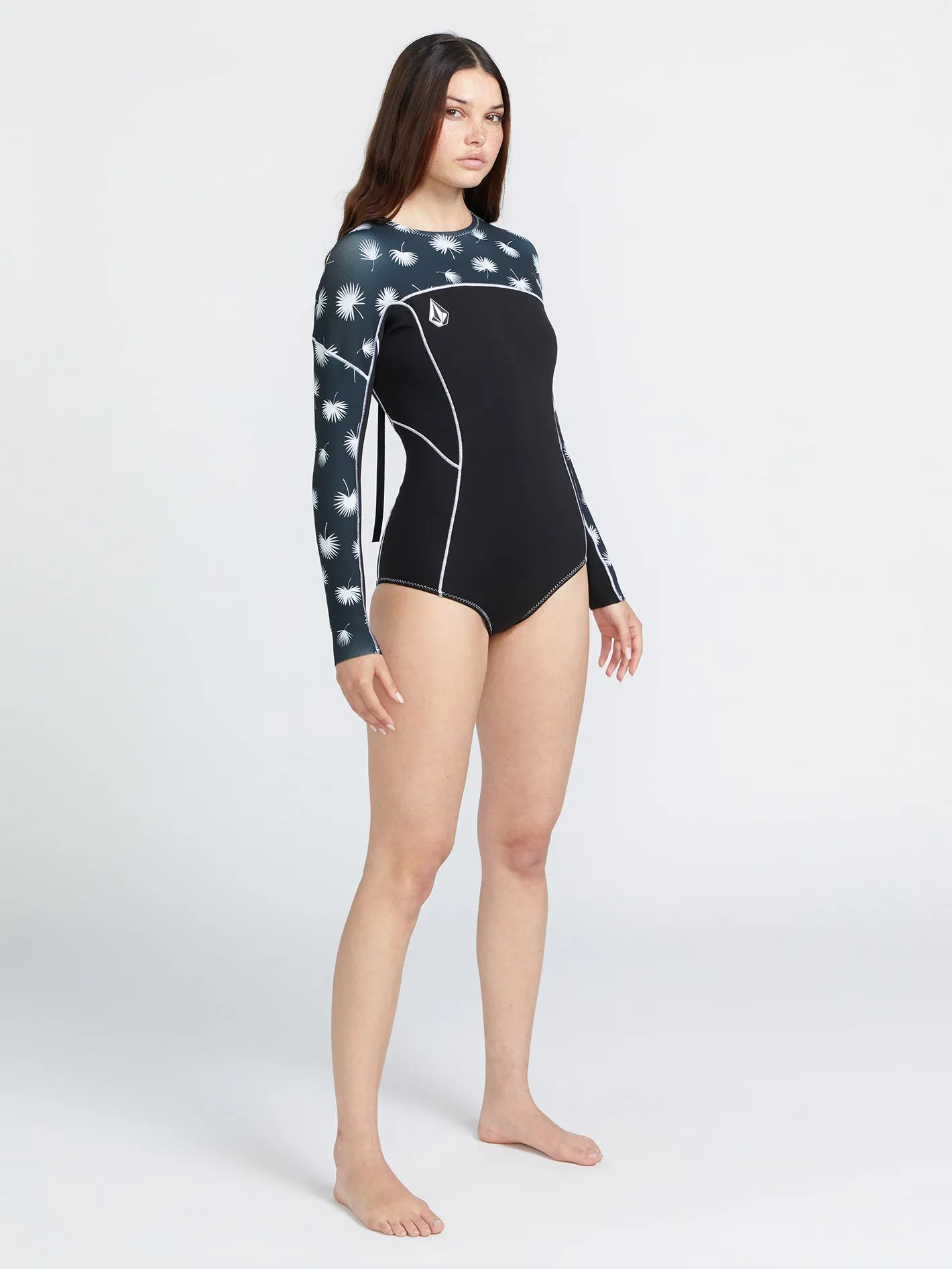 Combinaison de surf 1 mm à manches longues - BLACK