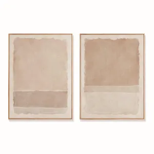 Composition In Taupe Giclees, Set Of 2