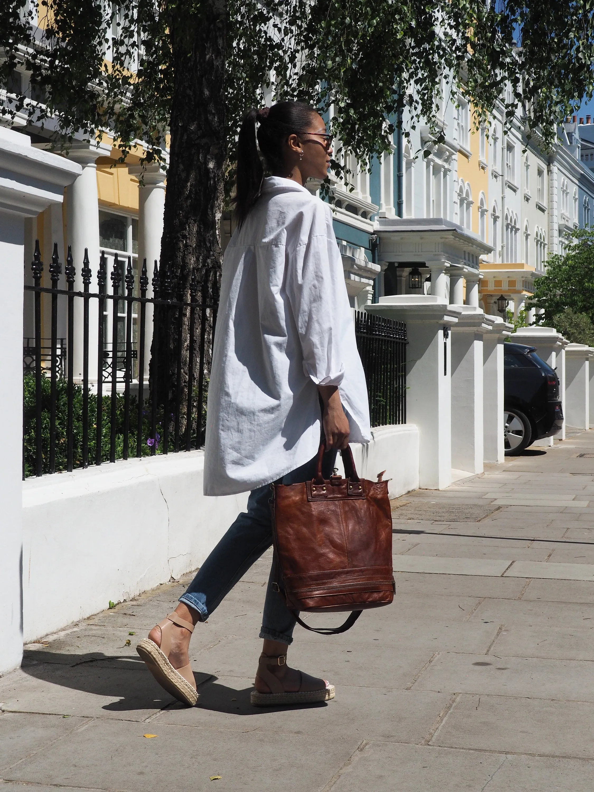 Convertible Backpack,Leather Handbag Backpack Cross Body - Sustainable Work Handbag