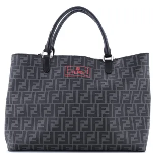 Convertible Shopping Tote Zucca Coated Canvas East West
