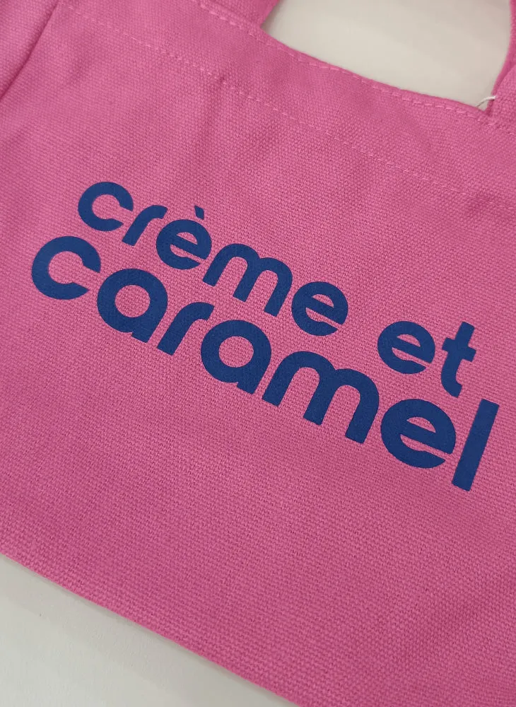 Creme et Caramel Cross-Body Canvas Tote Bag CC9-1306